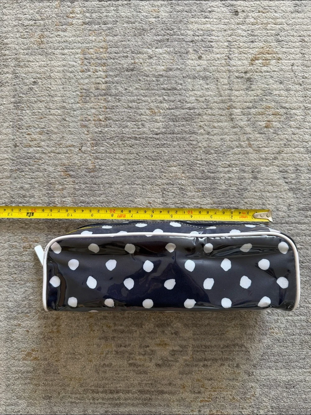 Kate Spade Polka Dot Women’s Cosmetic Pouch – Navy with Red Interior